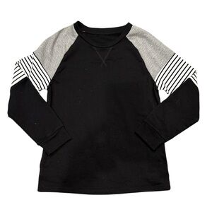 ☀️ Striped Raglan Long-Sleeved Shirt for Girls